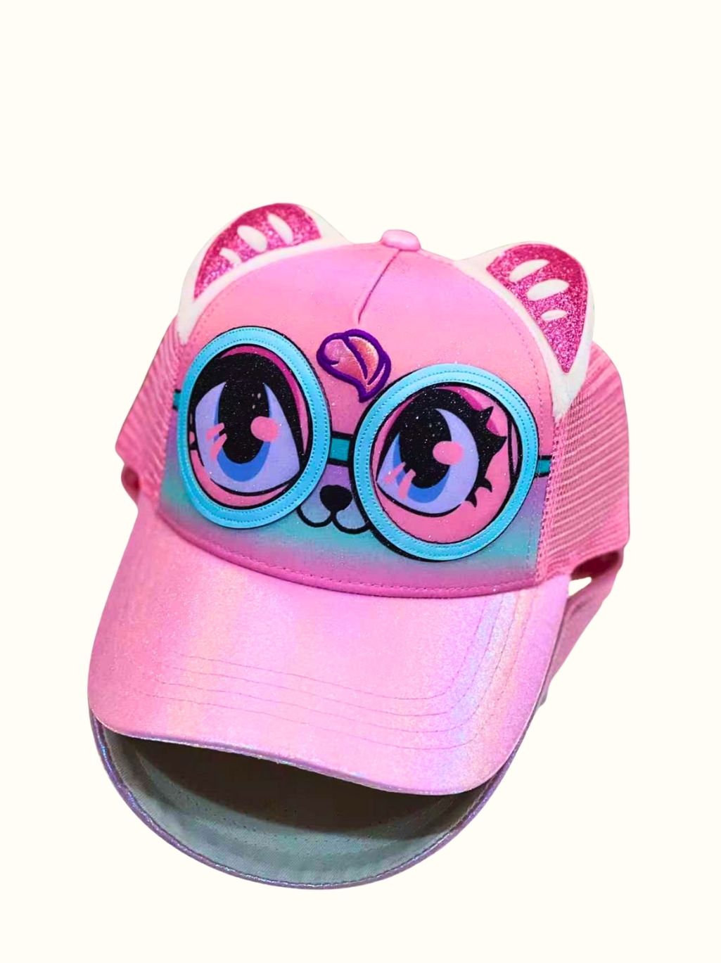 3D Character Cap – Kids Cartoon Mesh Hat