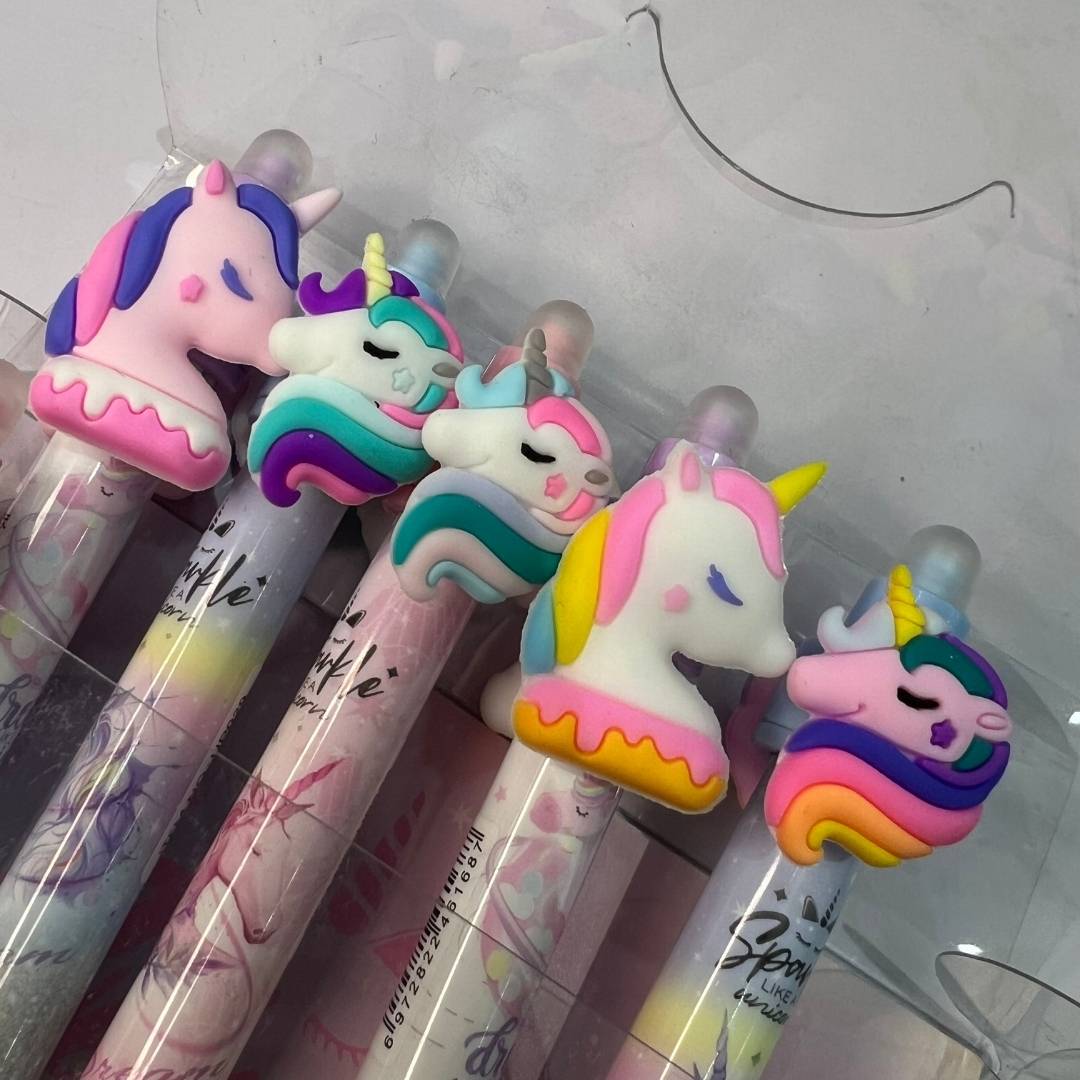 Spinning Erasable Pen - Unicorn Theme
