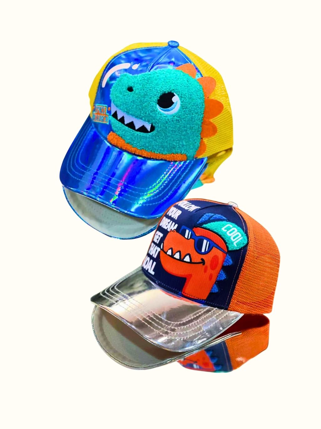 3D Character Cap – Kids Cartoon Mesh Hat