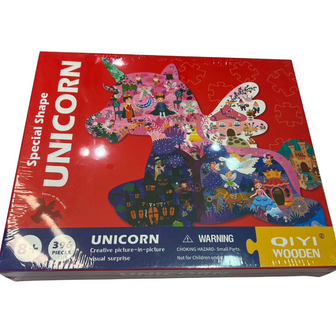 Unicorn Shaped Jigsaw Puzzle - 396 Pieces