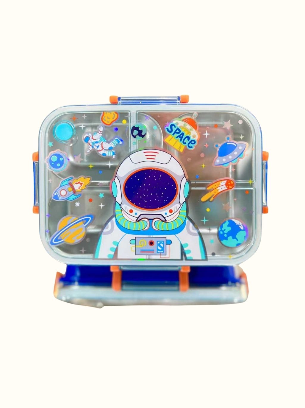 Themed Stainless Steel Lunch Box With Leak-Proof Compartments – 750Ml