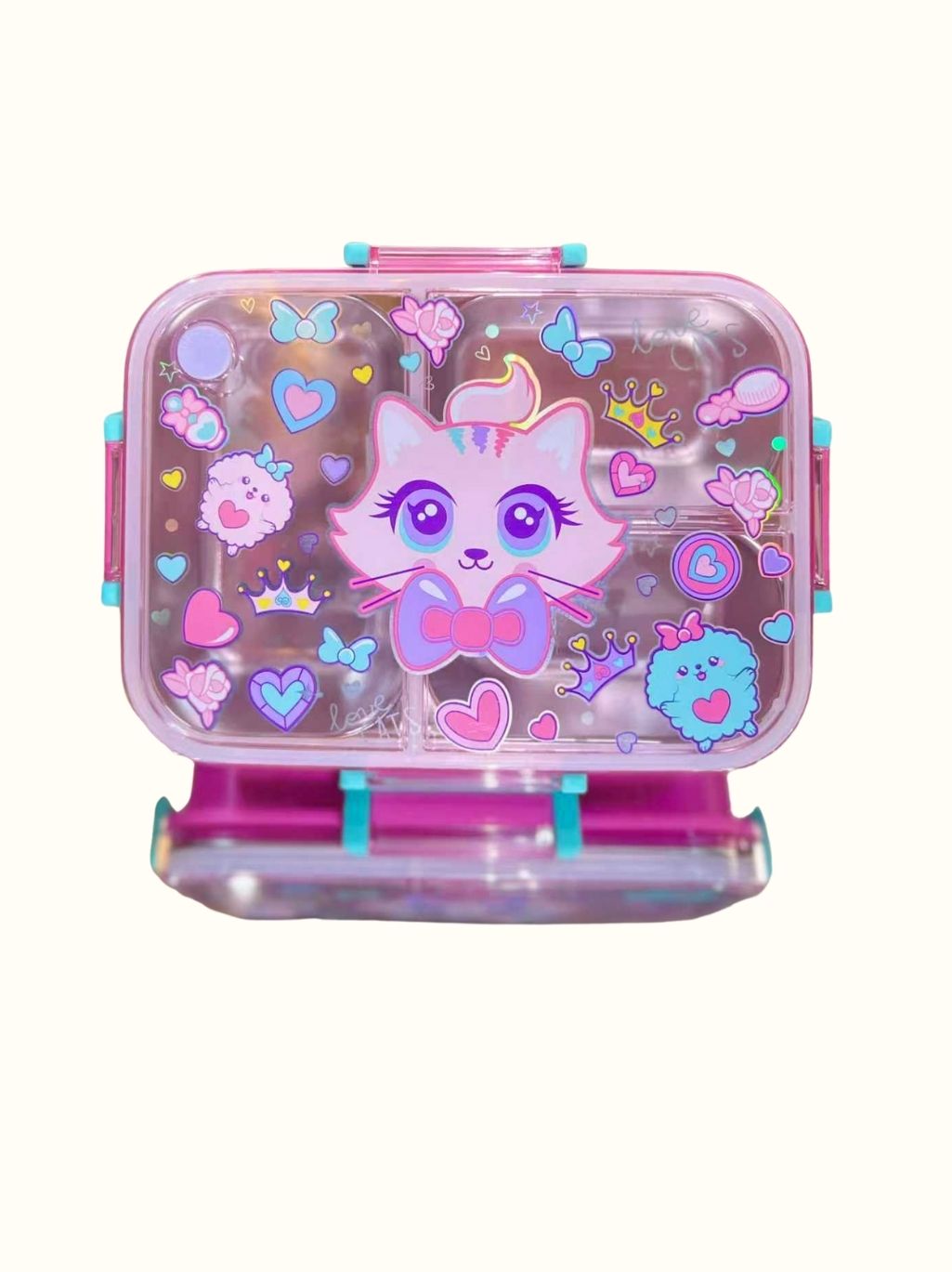 Themed Stainless Steel Lunch Box With Leak-Proof Compartments – 750Ml
