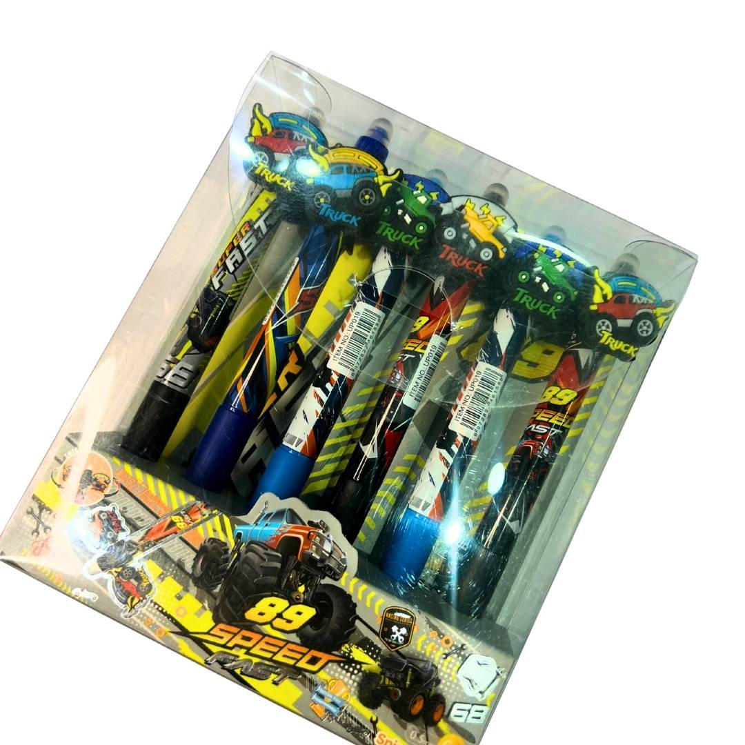 Spinning Erasable Pen - Truck Theme
