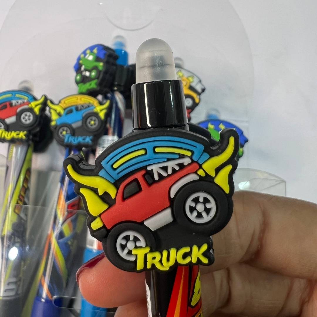 Spinning Erasable Pen - Truck Theme