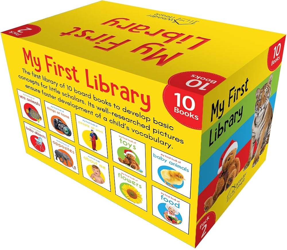 My First Library: Boxset for Kids (Pack-1) by Wonder House Books Hardcover Book