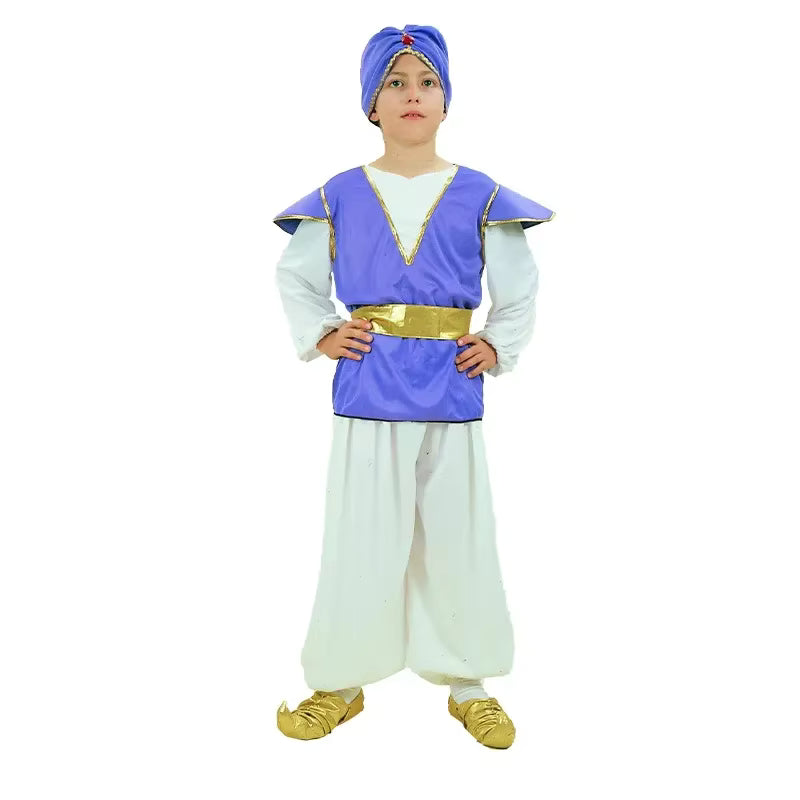 Aladdin Prince Costume Set with Sultan Hat