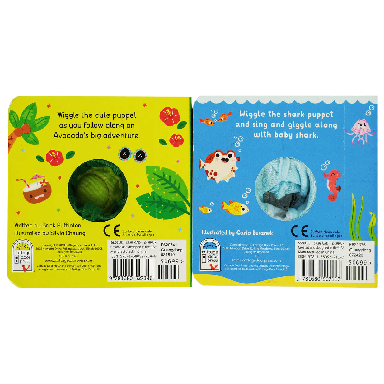 Baby Shark/ Little Avocado'S Big Adventure - Boardbooks/Puppet Books