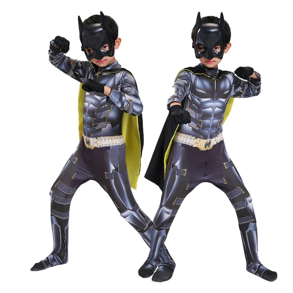 Batman Costume for Children | Superhero Dress-Up Costume
