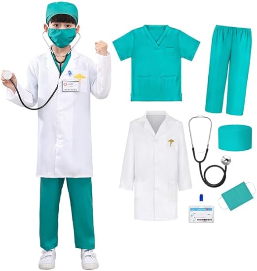 Children's Doctor Costume Set | Kids Doctor Role Play Costume