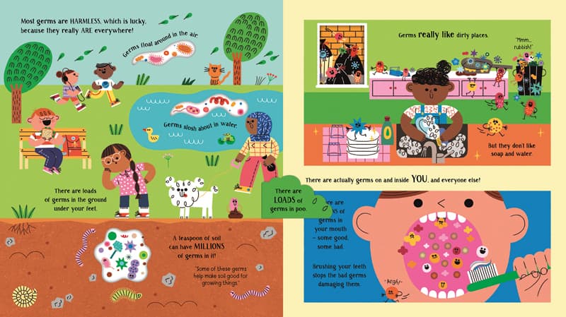 Usborne Step inside Science Germs-BOARDBOOK