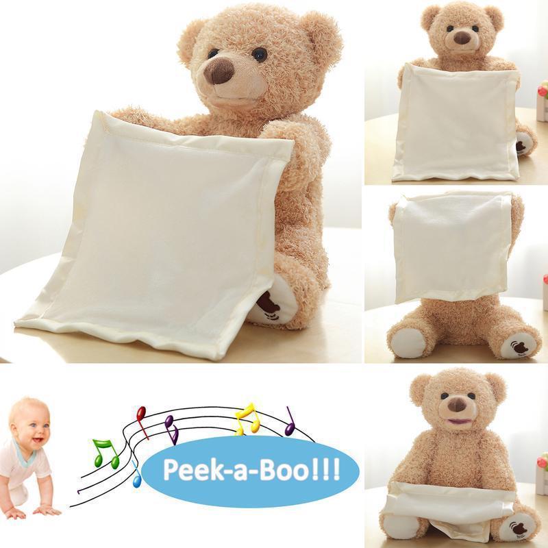 Peekaboo Talking Teddy Bear Plush
