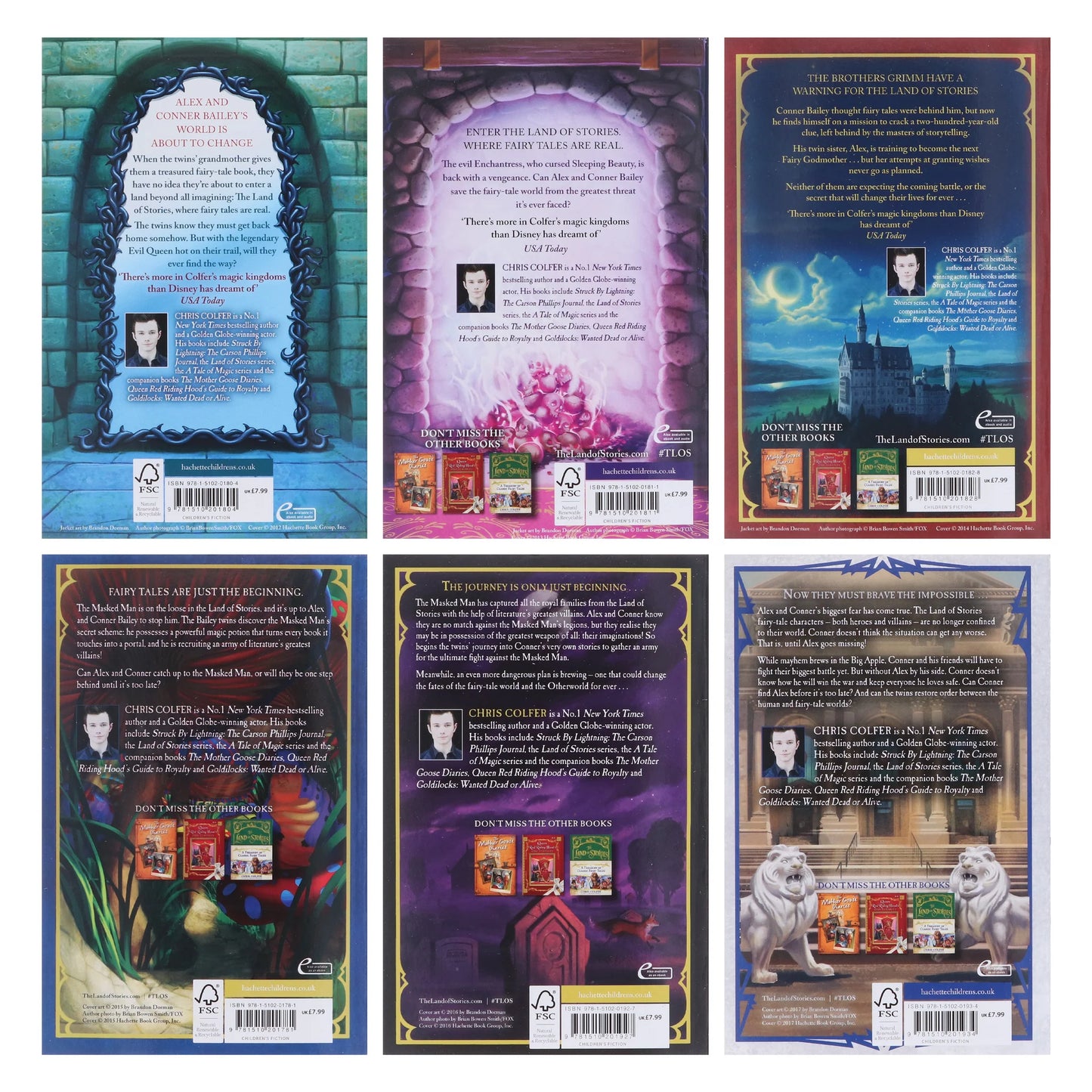 The Land of Stories 6pcs/set