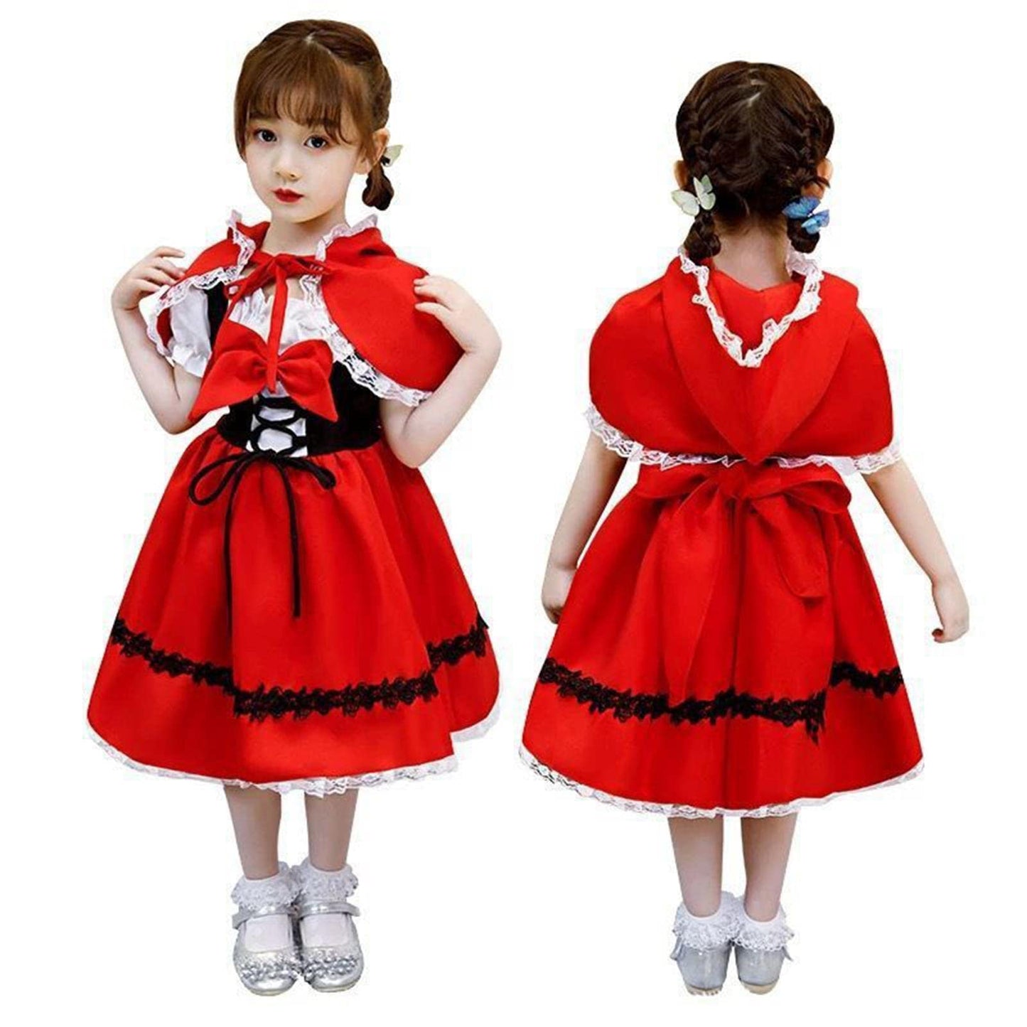 Little Red Riding Hood Costume for Girls | Fairytale Dress Up Costume