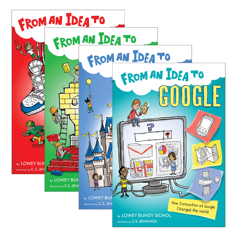 From an Idea To Books | Nike, Disney, LEGO & Google | Individual Titles or 4-Book Set