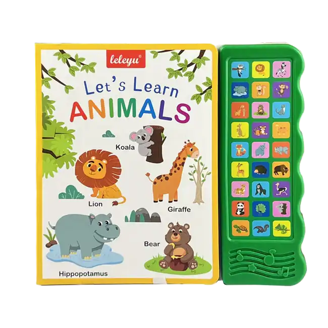 Let's Learn Animals Interactive Sound Book