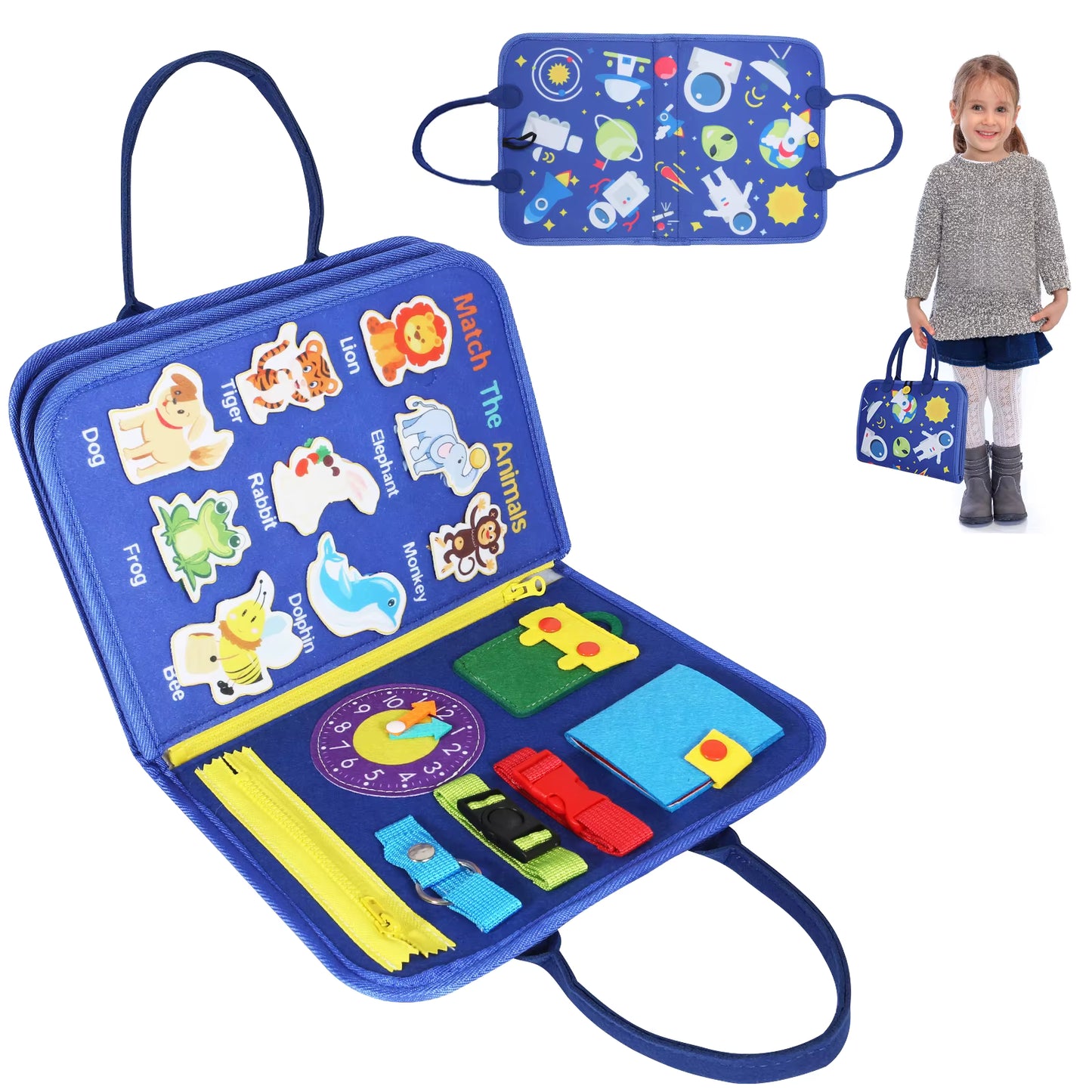 Montessori Busy Books – Detachable Pages