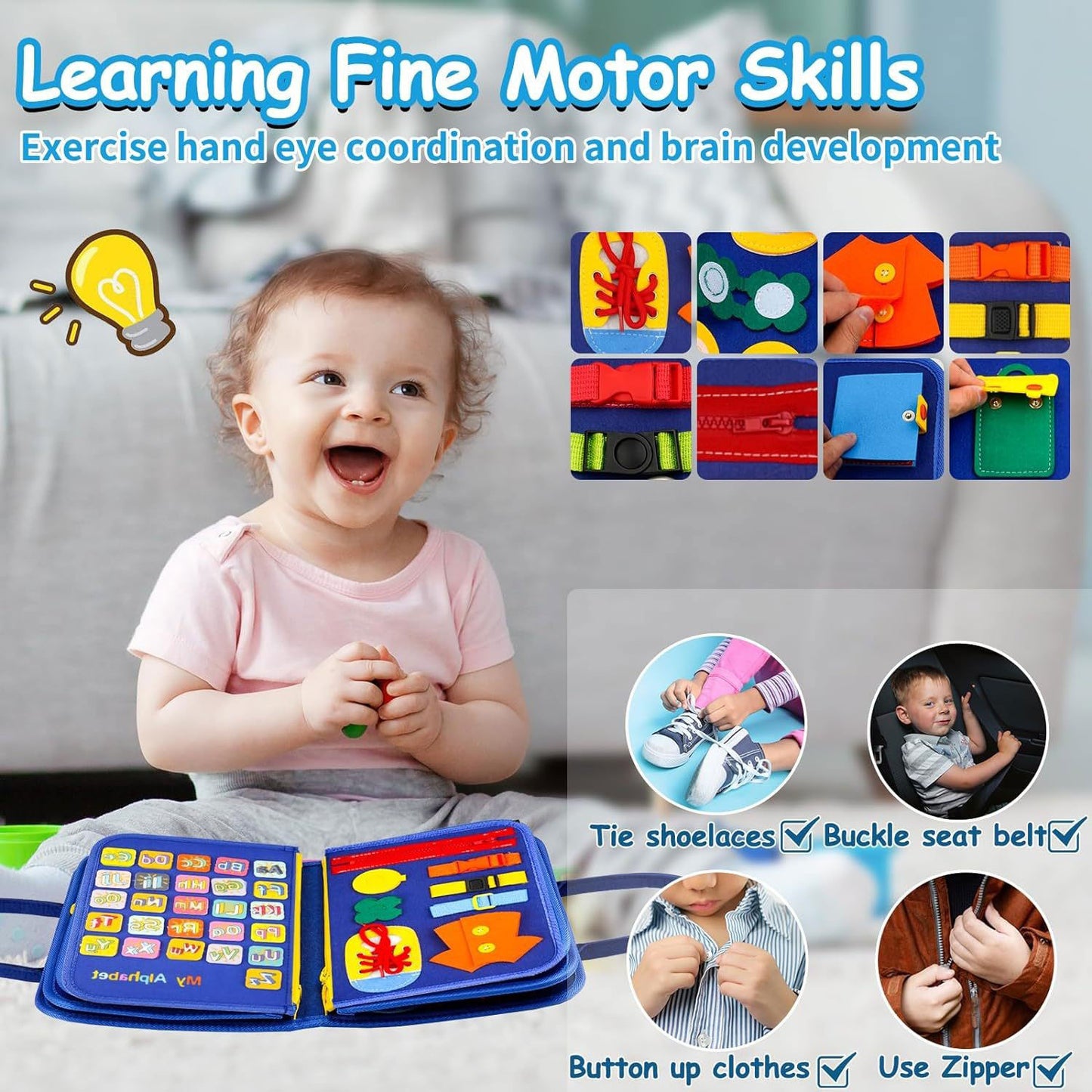 Montessori Busy Books – Detachable Pages