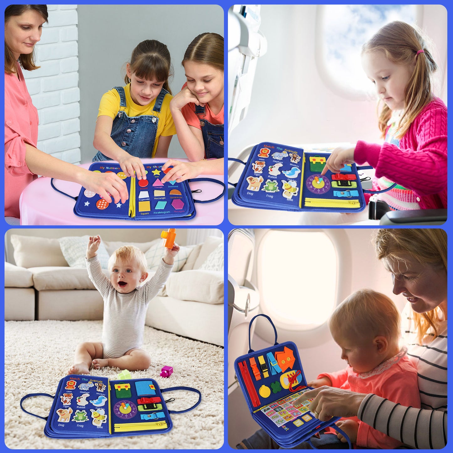 Montessori Busy Books – Detachable Pages