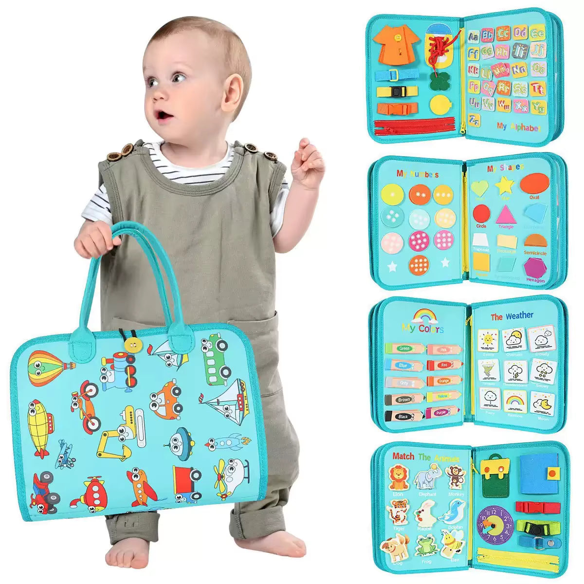 Montessori Busy Books – Detachable Pages