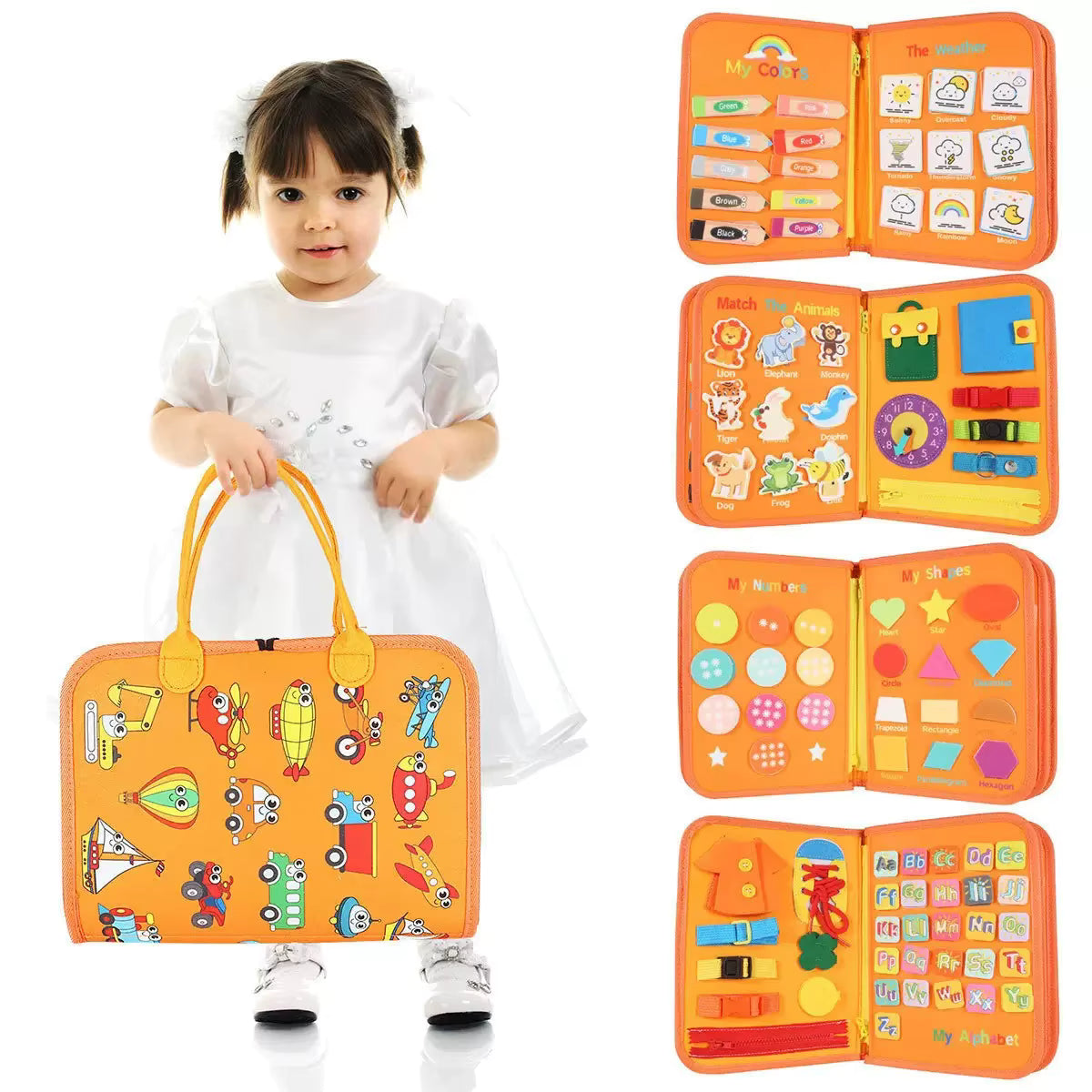 Montessori Busy Books – Detachable Pages
