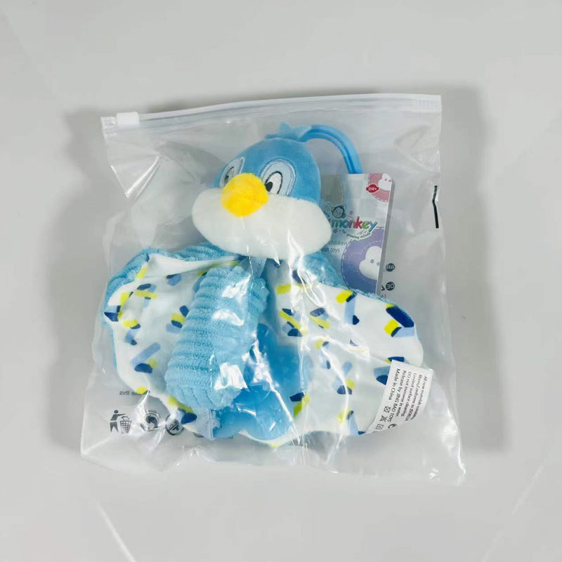 Hanging Animal Wind Chime Toys for Baby – With Teether & Crinkle Paper-bird/butterfly