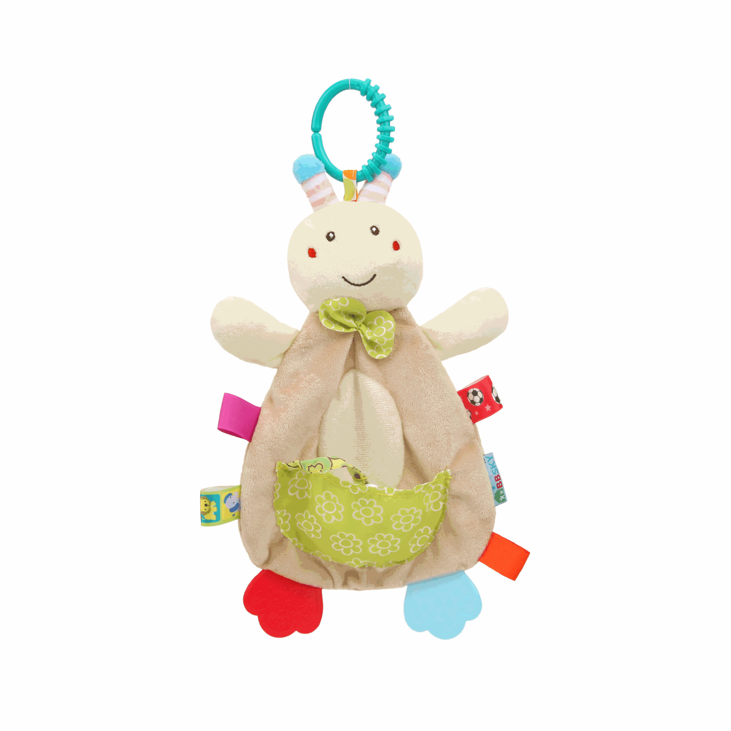 Animal Comfort Blanket Toy – Sensory Plush for Infants-dog,rabbit,tortoise
