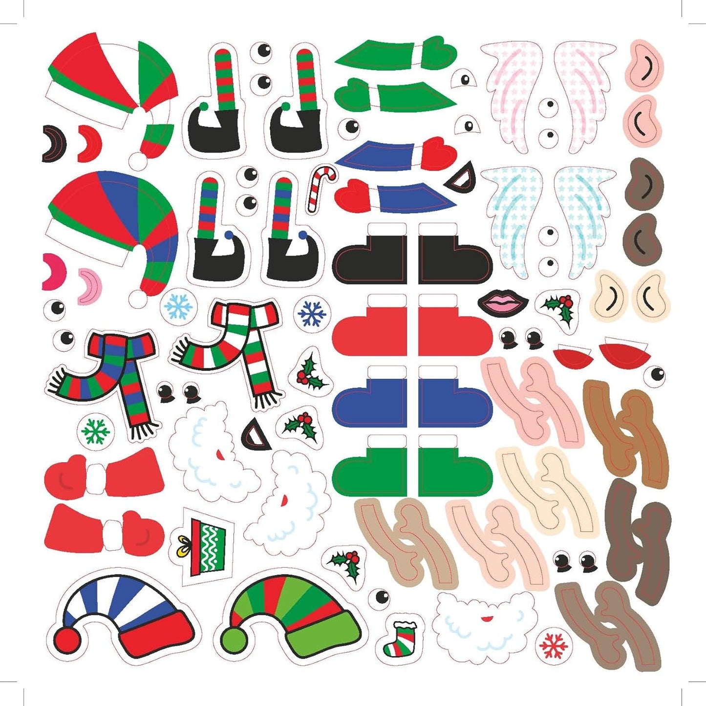 Crazy Stickers: Christmas Fun (300+ Stickers)