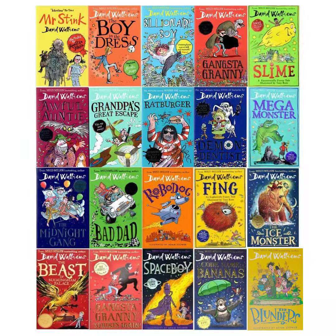 David Walliams Bestselling Books Collection – Hilarious Stories for Young Readers