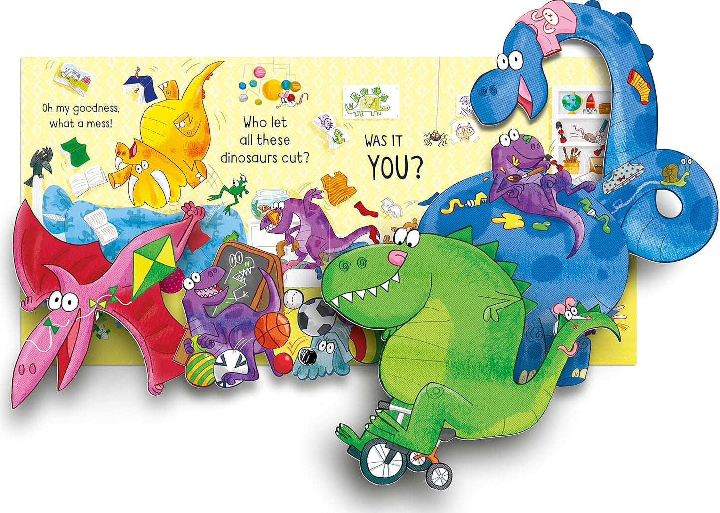 Who Let The Dinosaurs Out Pop Up (Boardbook)