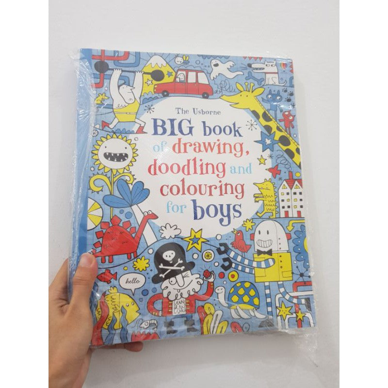 Usborne Drawing Coloring Doodling Books – Set of 3