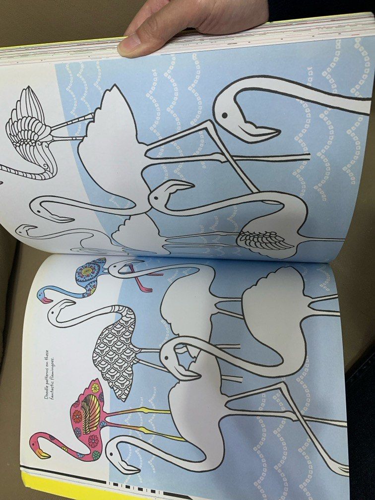 Usborne Drawing Coloring Doodling Books – Set of 3