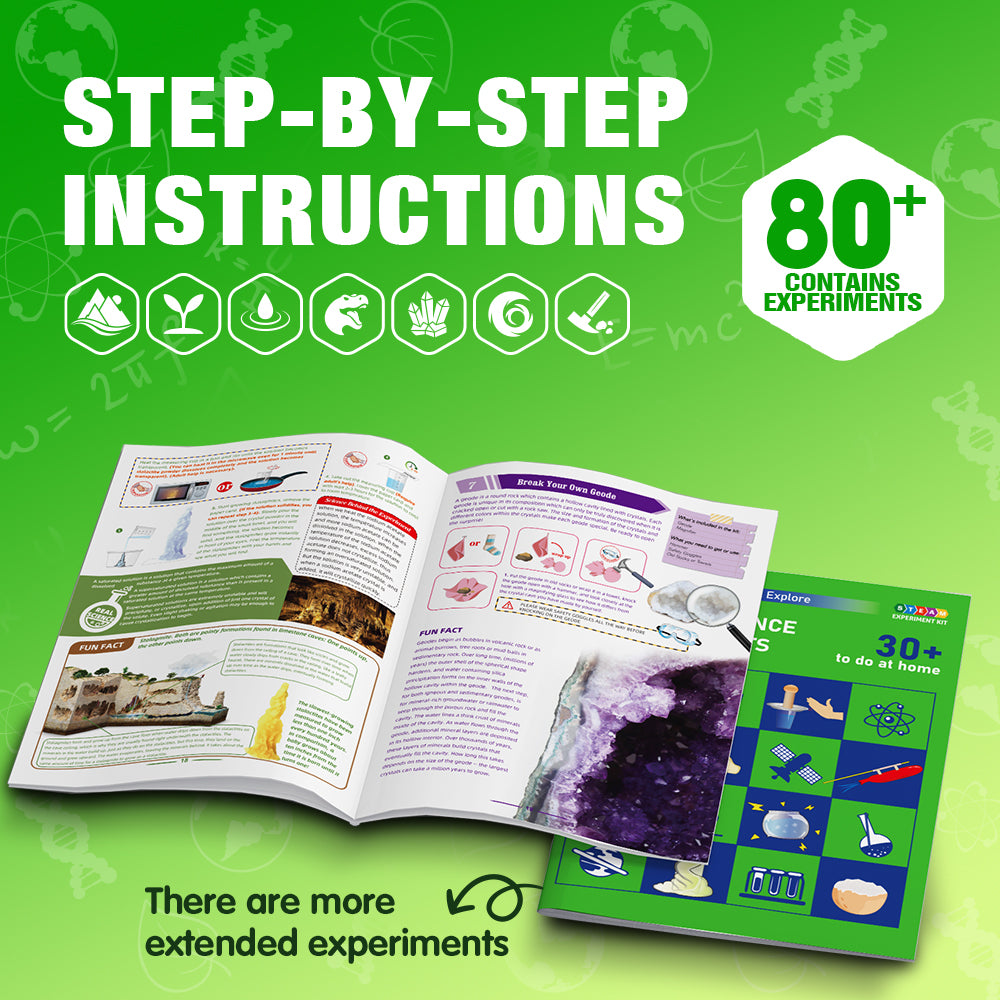 Earth Science Kit – 80+ Fun STEM Experiments for Kids