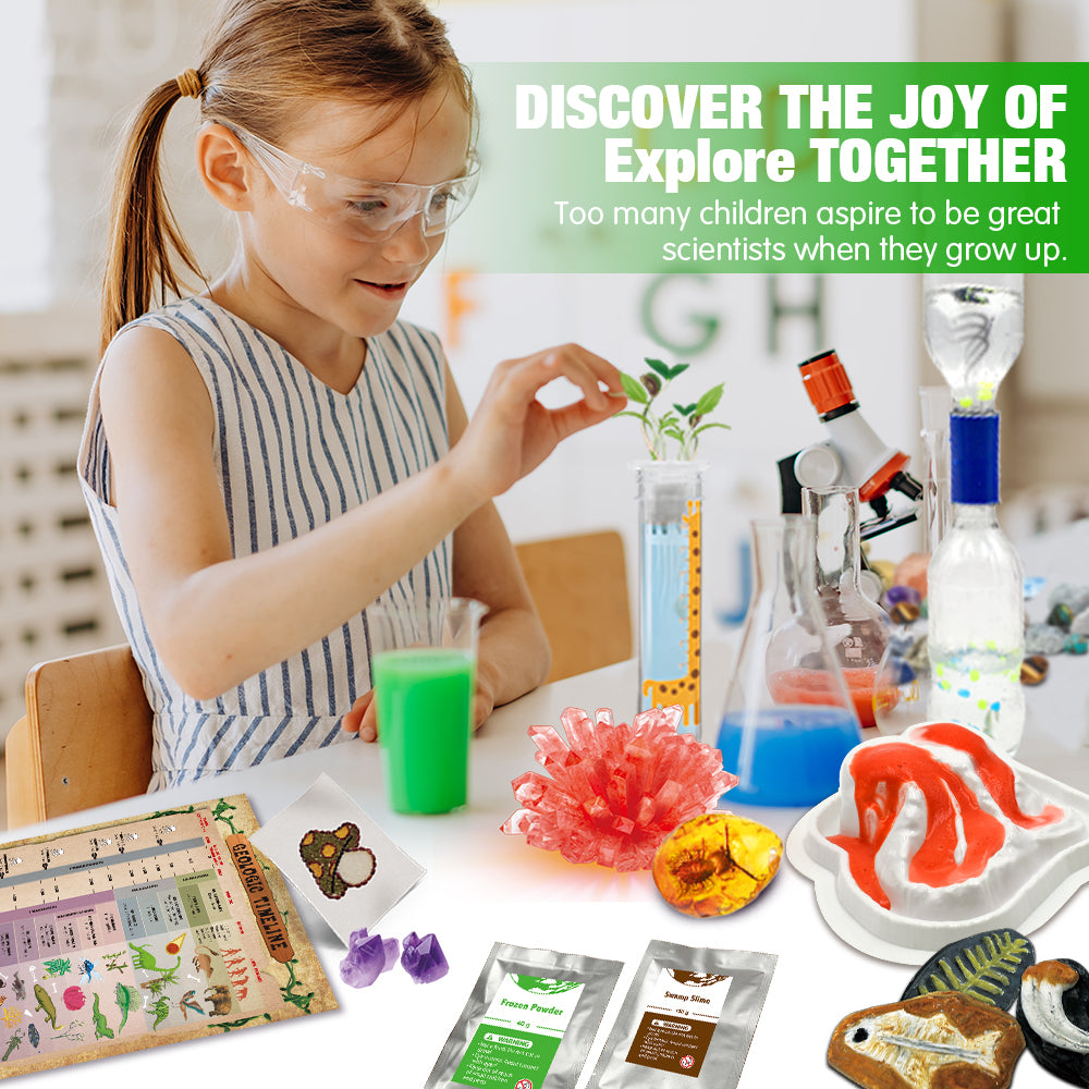 Earth Science Kit – 80+ Fun STEM Experiments for Kids