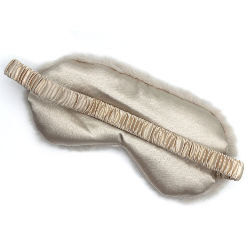 Soft Plush Fluffy Sleeping Eye Cover