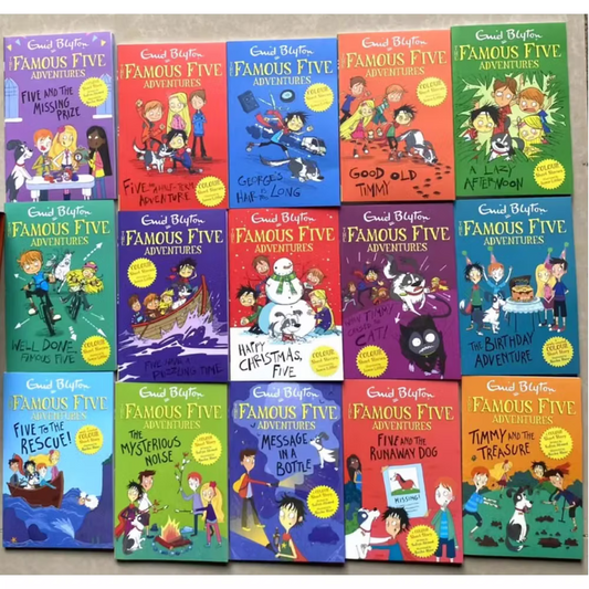 The Famous Five Adventures In Full Color By Enid Byton (Paperback) 14 books