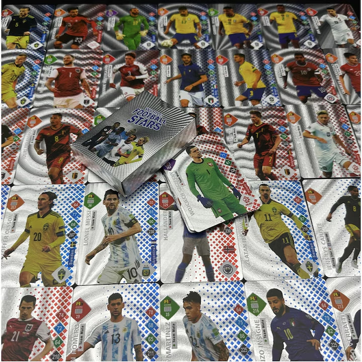 55PCS Football Star Cards Kenya – Gold, Silver & Black Limited Edition
