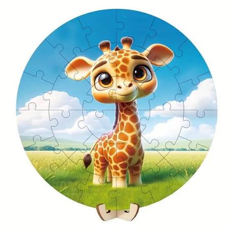 Magnetic Circular Animal Puzzle (28 Pieces)