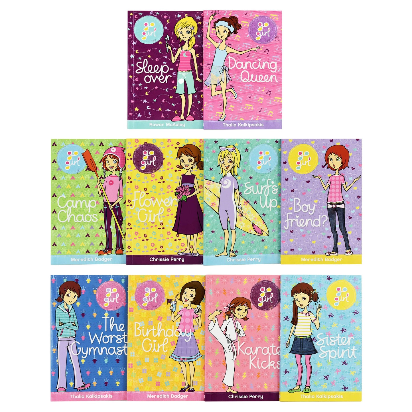 Go Girl Top Ten Tales 10 Books Box by H.I.Larry – Ages 7-9 – Paperback