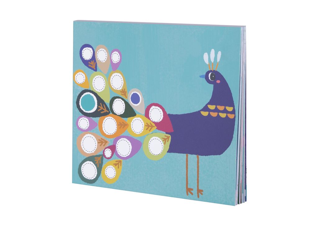 Dot Paint Kit for Kids – 2-in-1 with Coloring Book & 6 Colors
