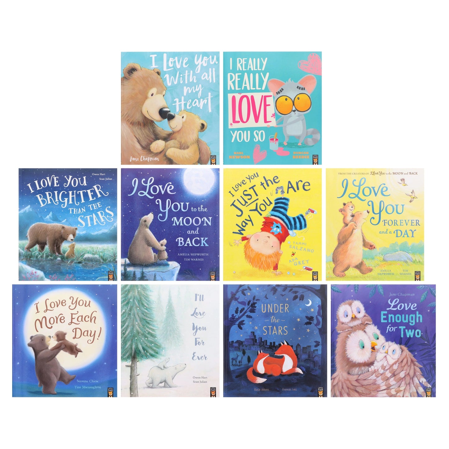 I Love You Series Children's 10 Picture Books Collection Set - Ages 3-6 - Paperback