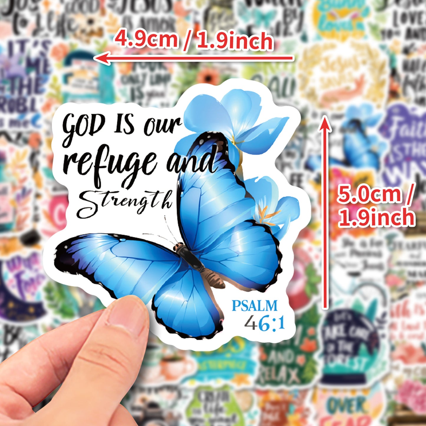 Christian-themed stickers