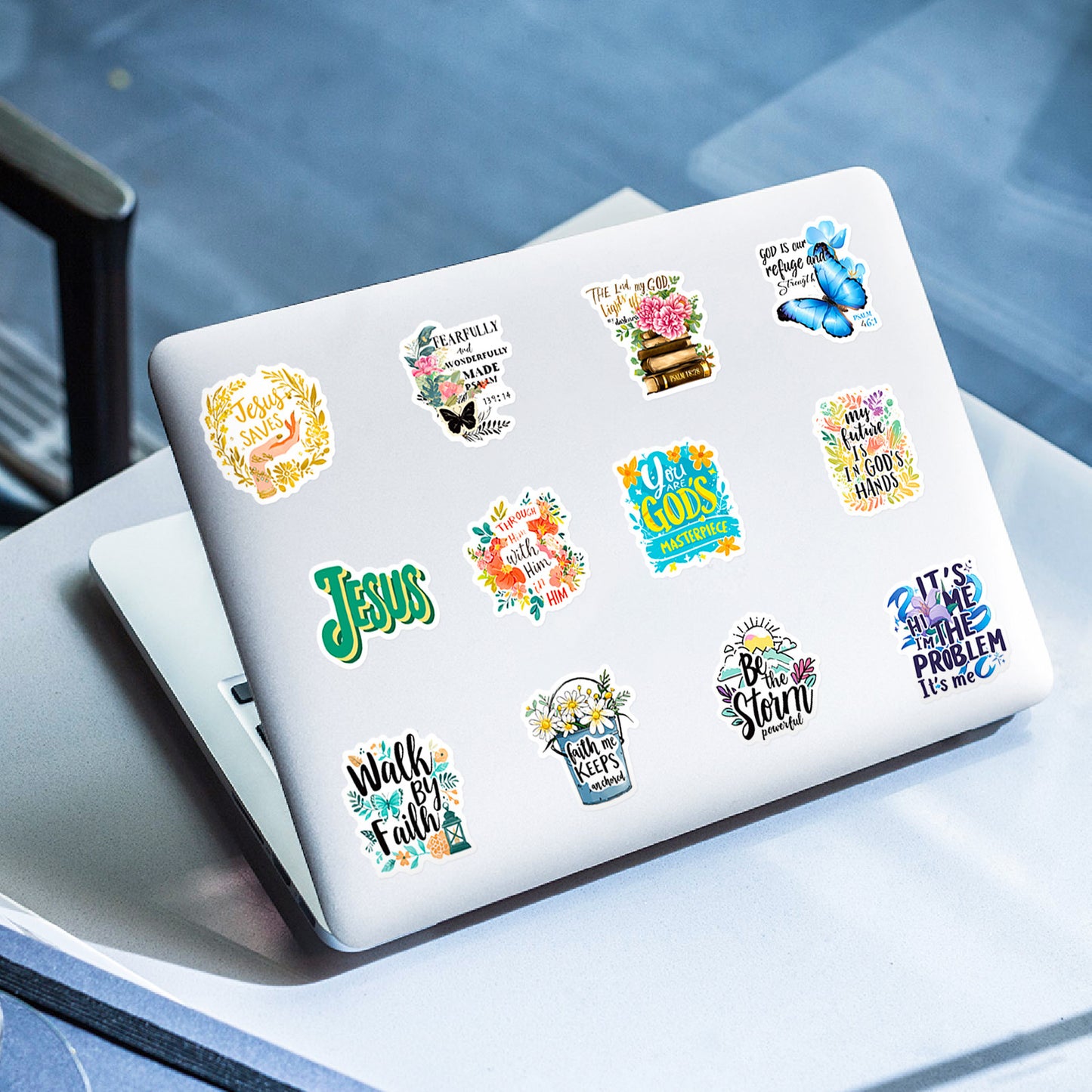 Christian-themed stickers