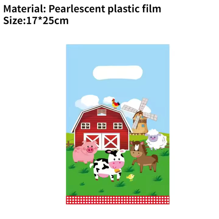 Farm Animal Party Favors – 72pcs Party Pack (Necklaces, Keychains, Bags & Fillers for Kids)
