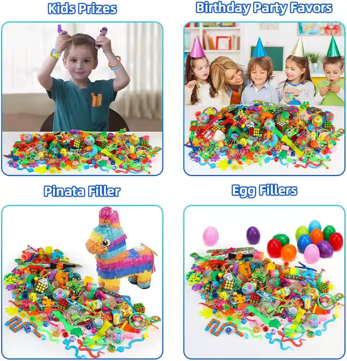 200pcs Fidget Party Favors – Classroom & Birthday Goodie Bag Fillers for Kids