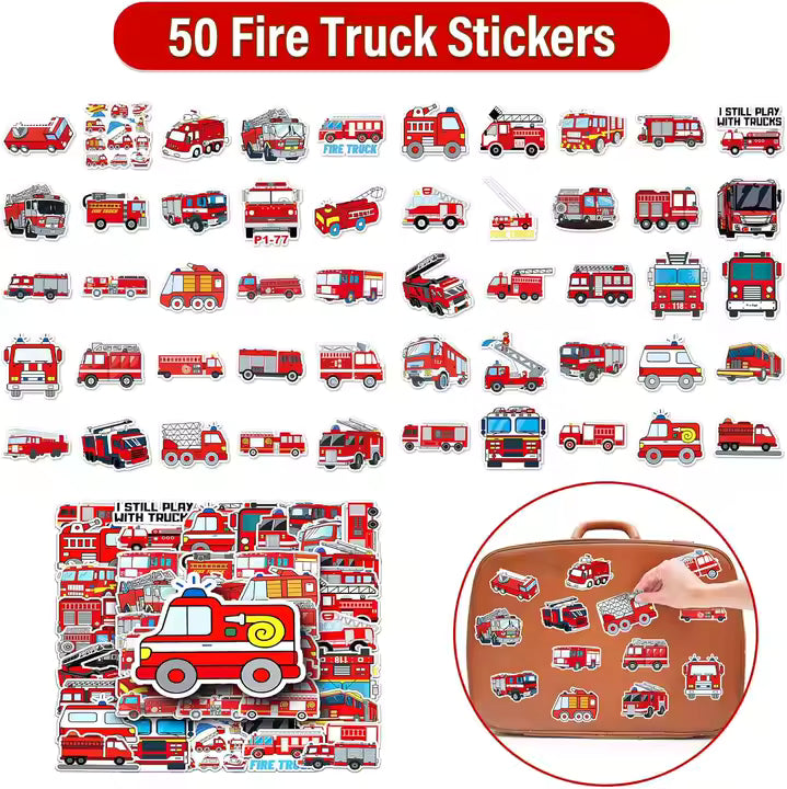 40PCS Firefighter Party Favors – Fire Truck Toys, Keychains & More
