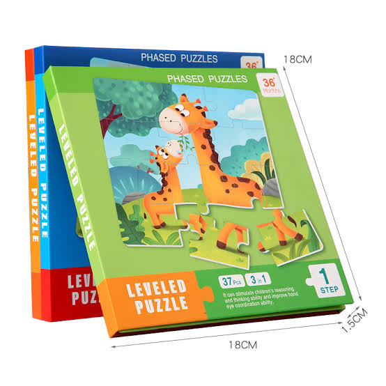 3-in-1 Levelled Magnetic Puzzle | Progressive Learning Puzzles