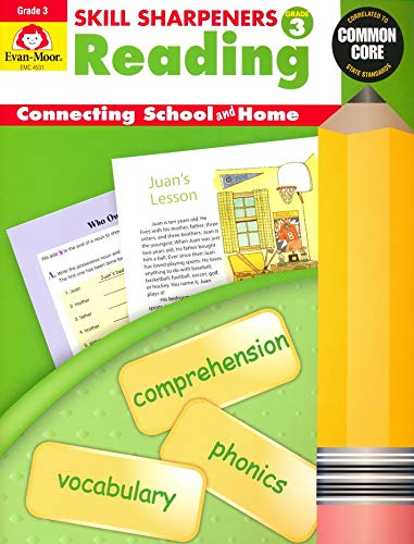 Evan-Moor Skill Sharpeners Reading Grade 3 workbook