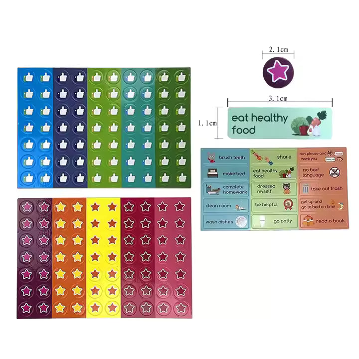 My Big Reward Chart – Magnetic Responsibility Board with 155 Magnets & 2 Markers