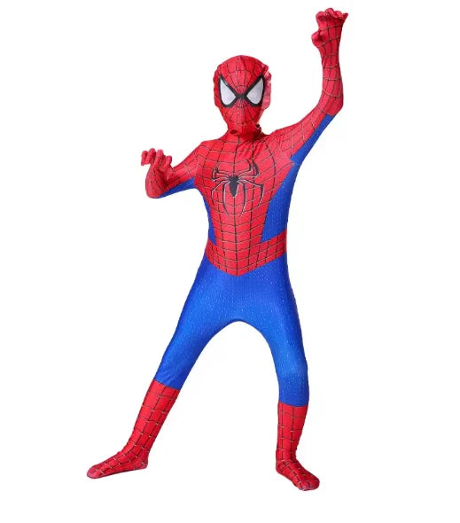 Spiderman Costume Kids Boys Carnival Halloween Superhero Bodysuit Party Cosplay