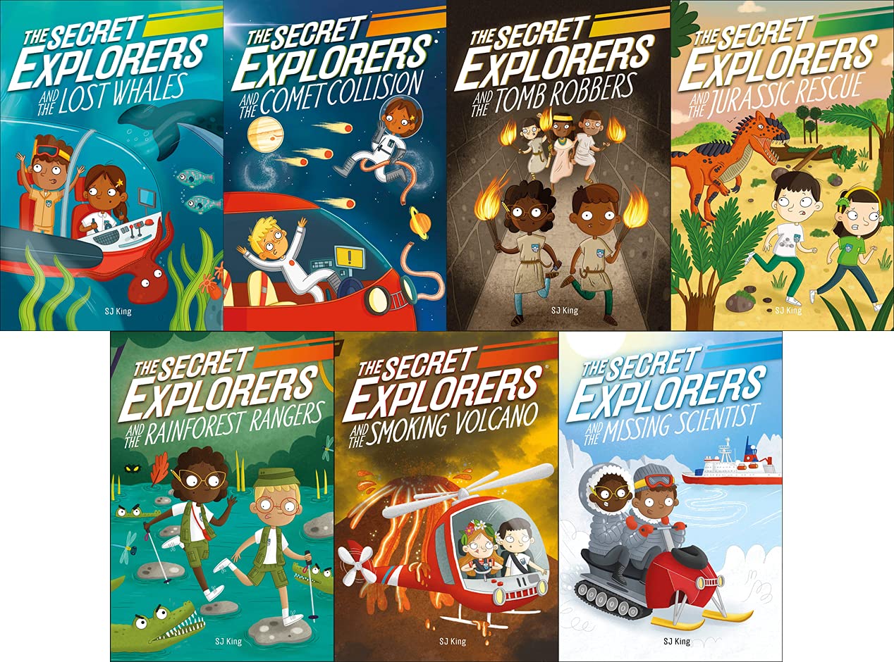 The Secret Explorers 10 Book Set – SJ King